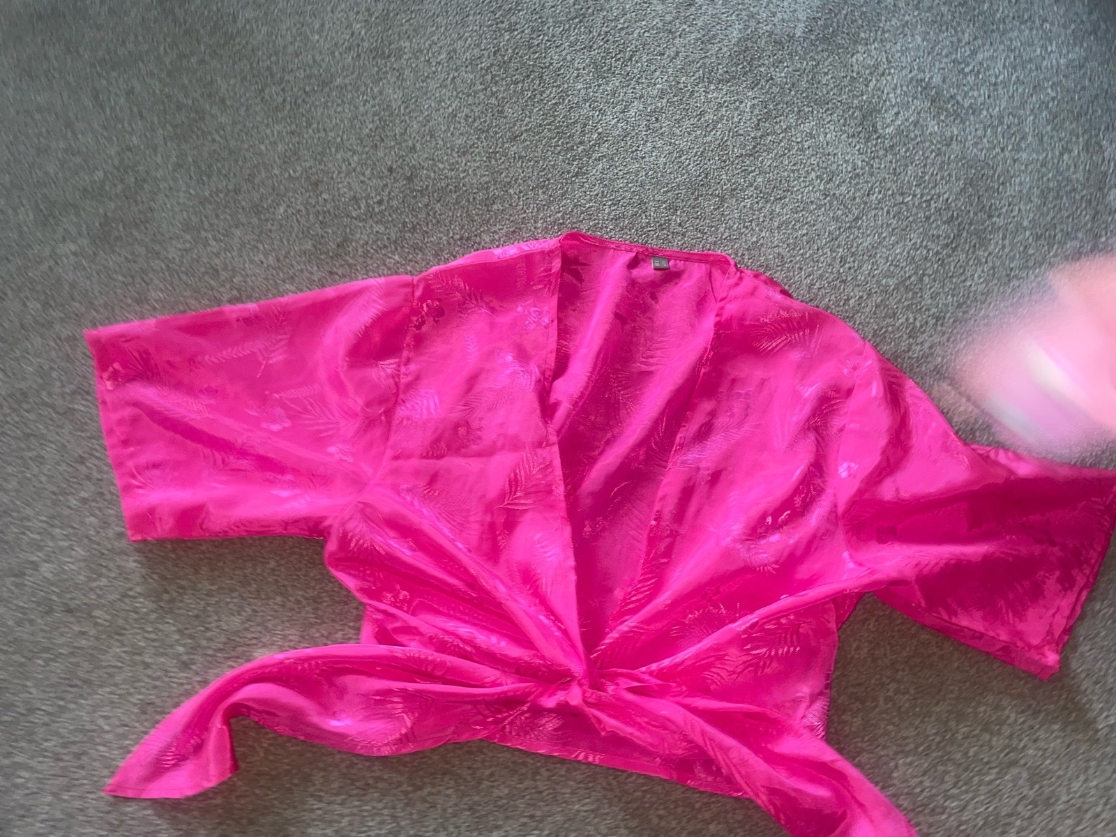 ASOS pink wrap cover up top size 10 beach