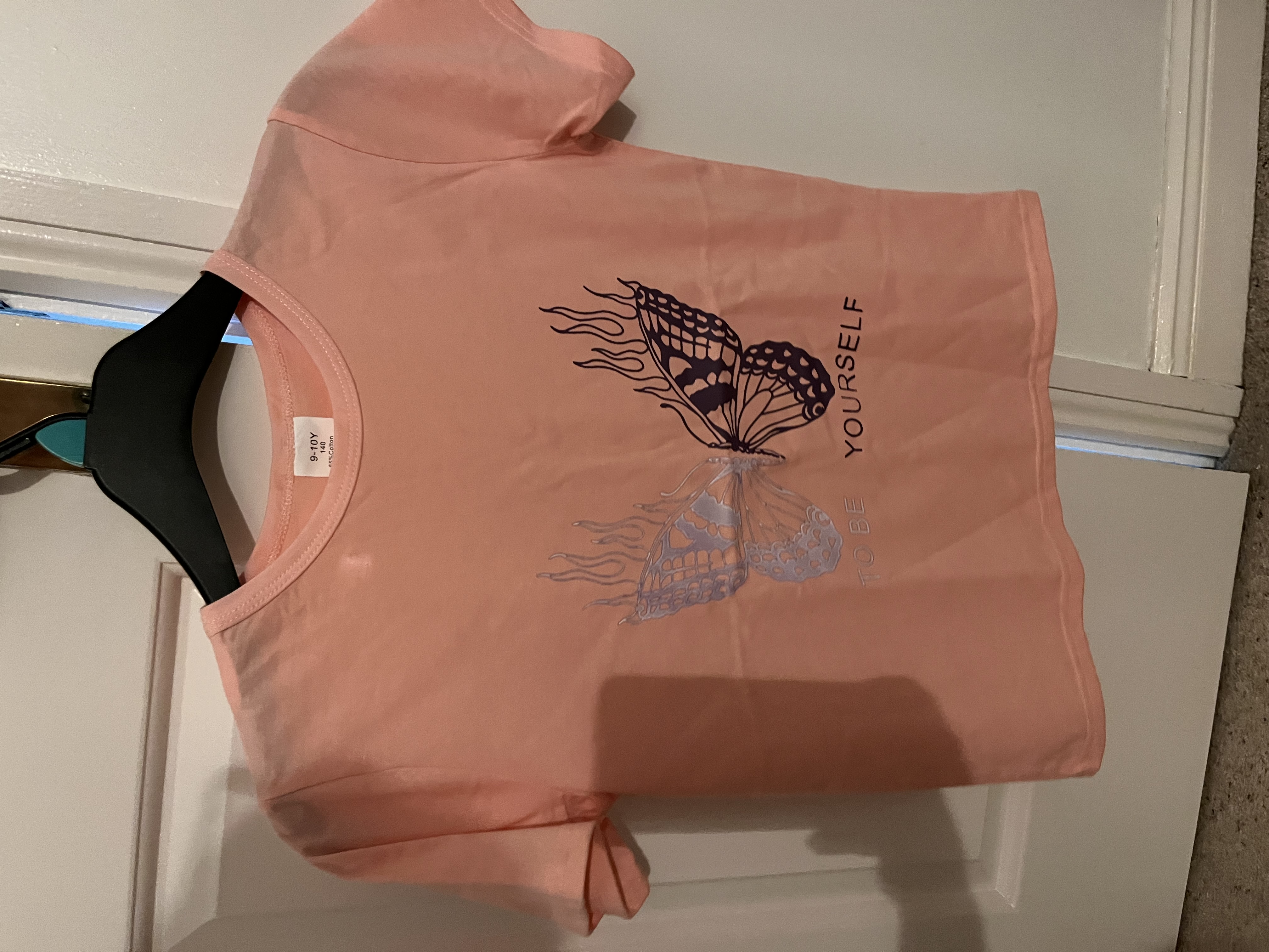 Girls butterfly tshirt