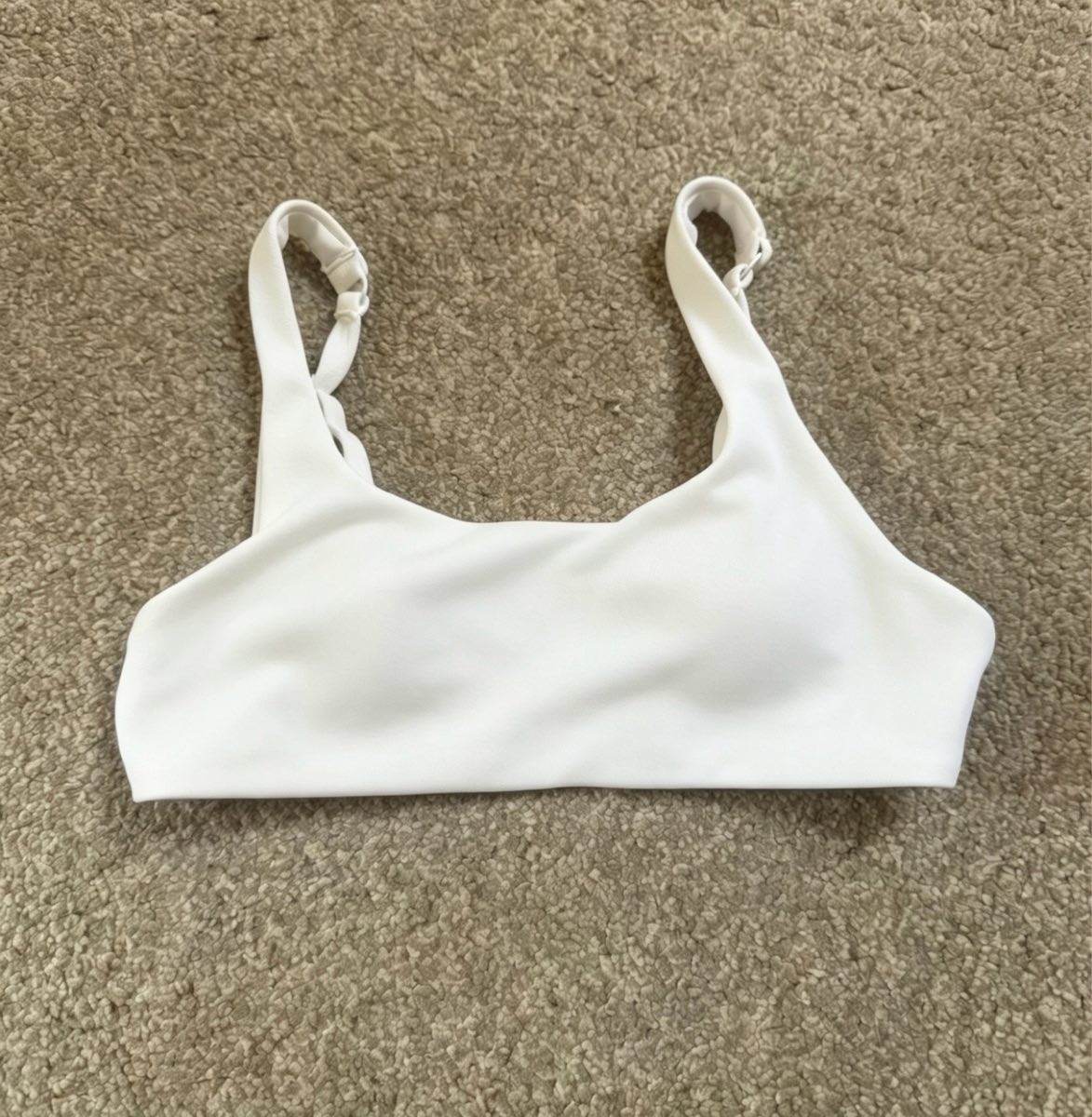 Primark white bikini top size 6