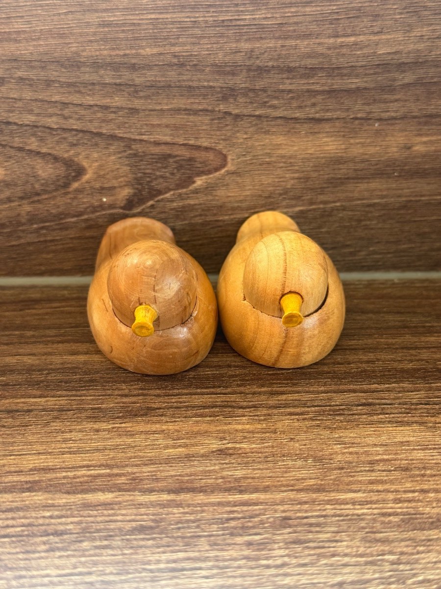 Handmade 2pc bird ornaments