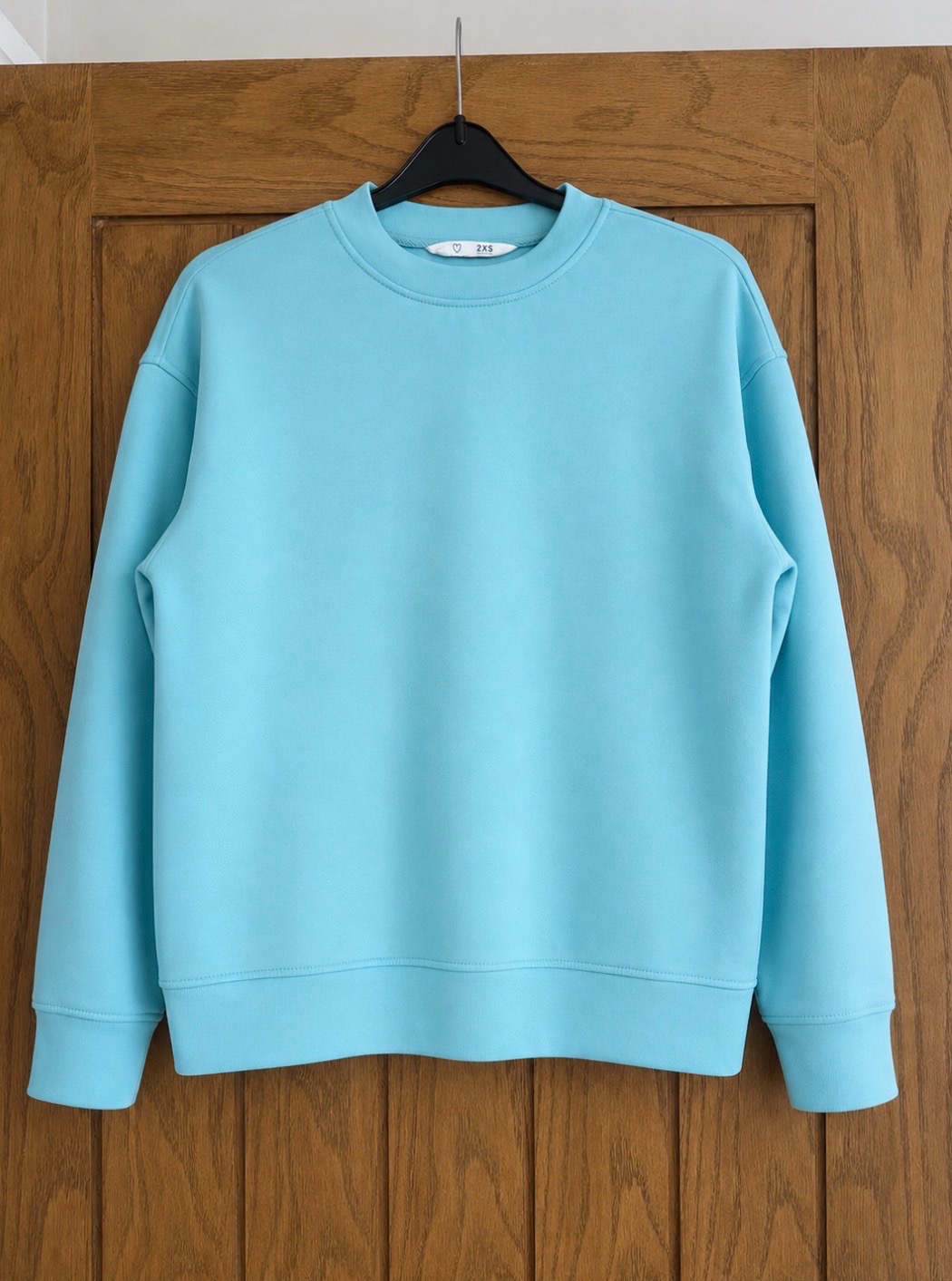 Mint crew neck sweatshirt - soft plain long sleeve casual jumper