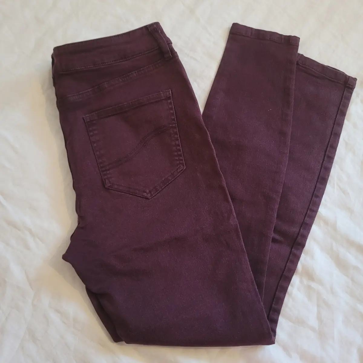 Fat face plum purple Skye skinny jeans size 10 ladies