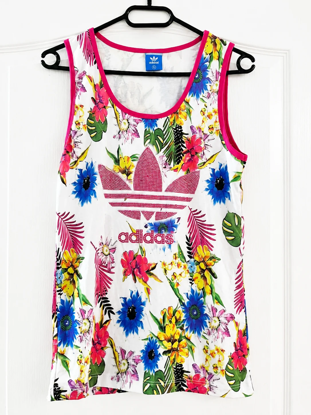Adidas Originals Floral Tropical Vest Top – XL