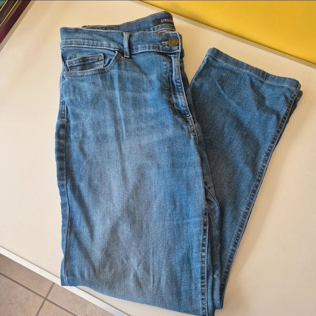 Denim Blue straight leg Jeans 18UK