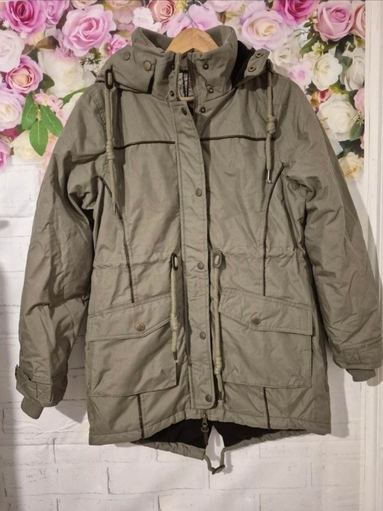 Brave Soul Kids Large Parka Coat BNWT Boys Age 12 Years Khaki Green