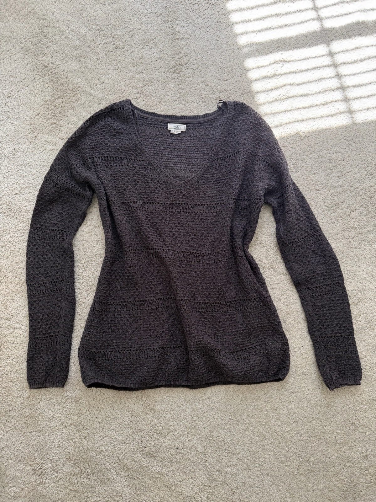 Fatface Charcoal Grey Knit Jumper