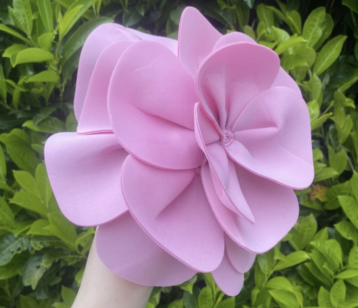 Pink Foam Flower Statement Fascinator Headband Races Wedding Christening  garden party New