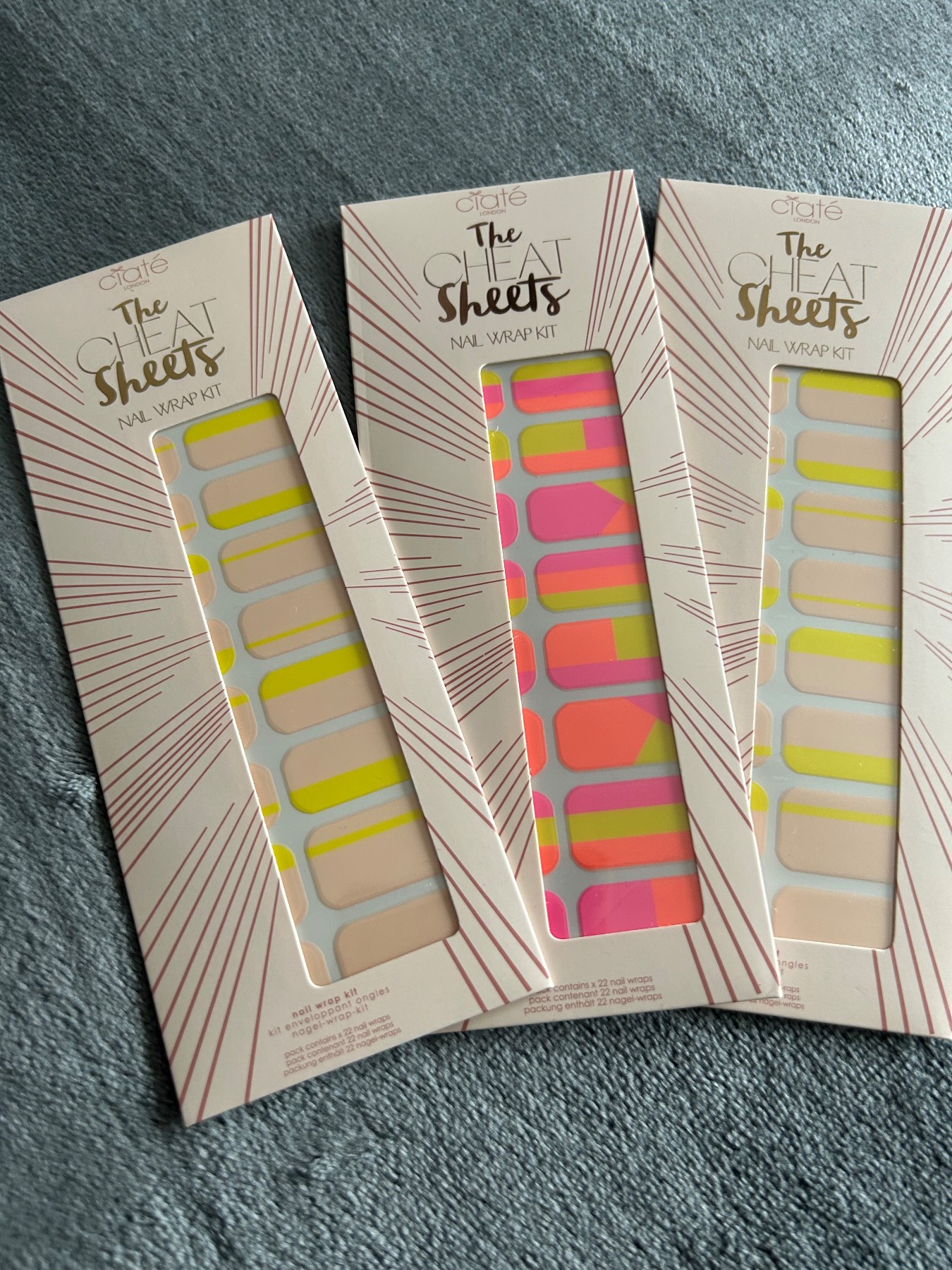 Ciate London The Cheat Sheet Nail Wraps 3 Pk
