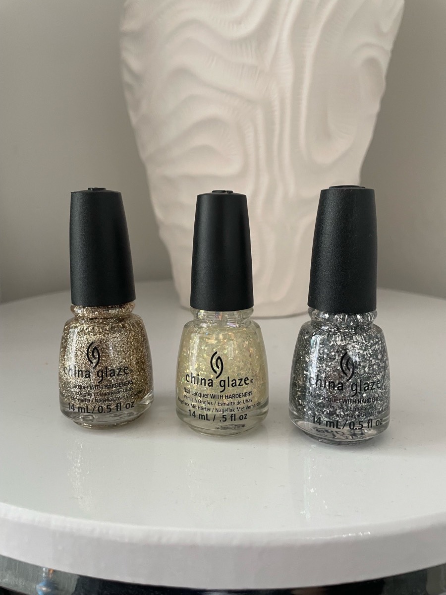 Opi Set of 3 Sparkly Nail Polishes