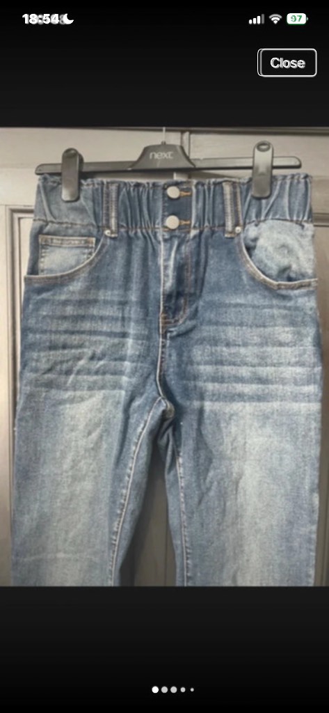 Shein Large 14 Button Feature Distressed Jeans – NWT – Regular Fit