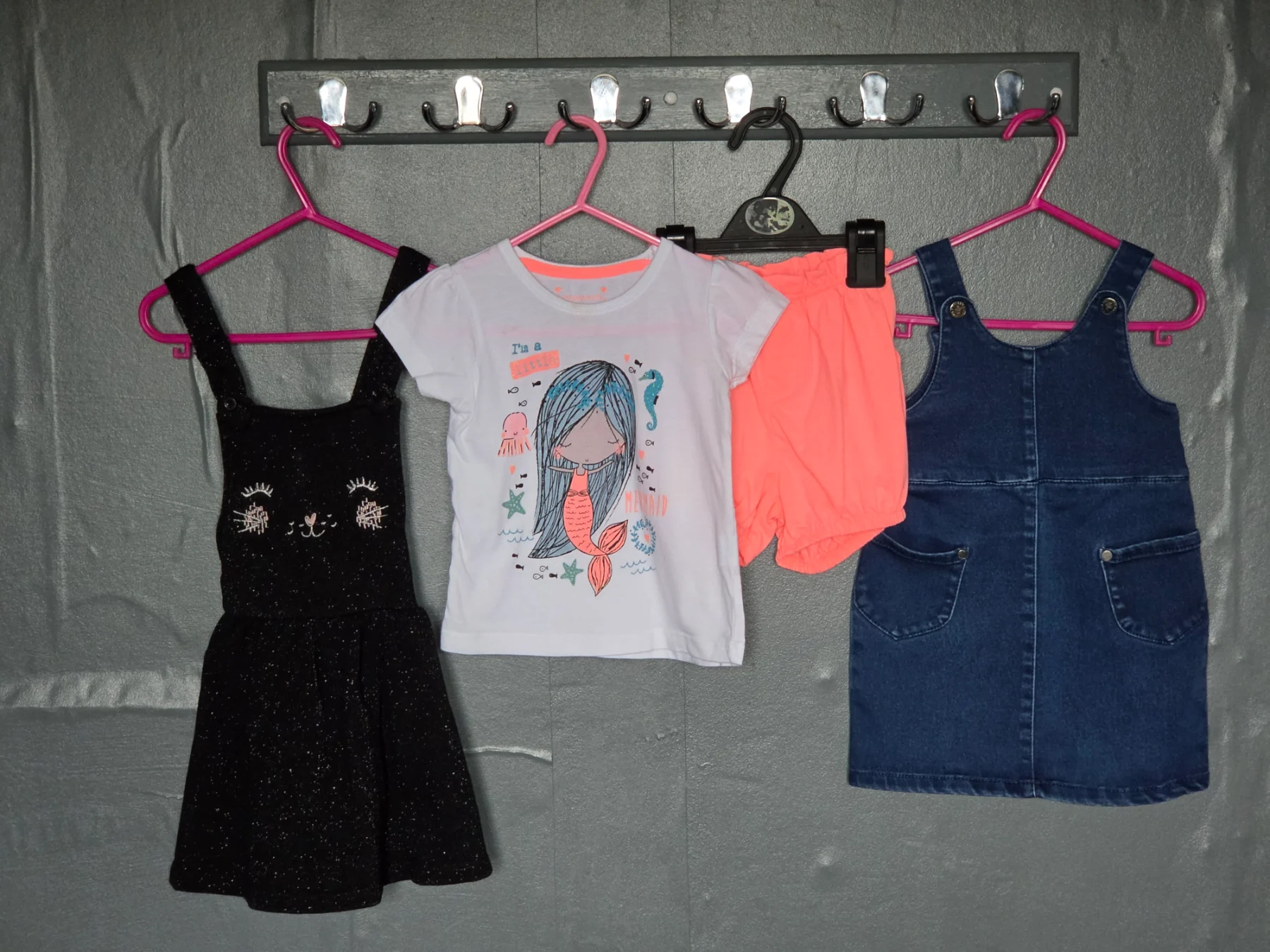 M&S, George & Primark Girls Summer/Spring Wardrobe Bundle - 4 Pieces - Age 1.5-2 Years (92cm)