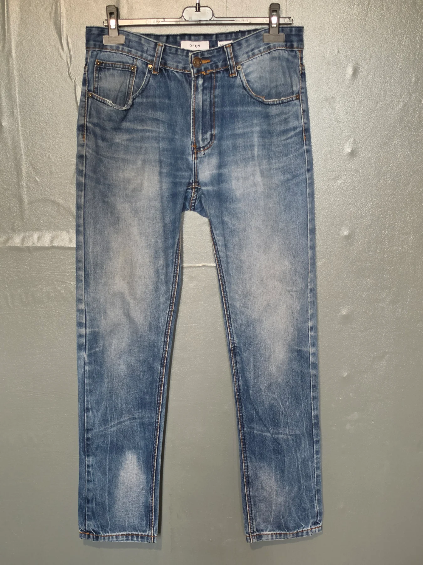 Open Brand Slim Fit Blue Denim Jeans – W32 L32 – Light Wash (Great Condition)