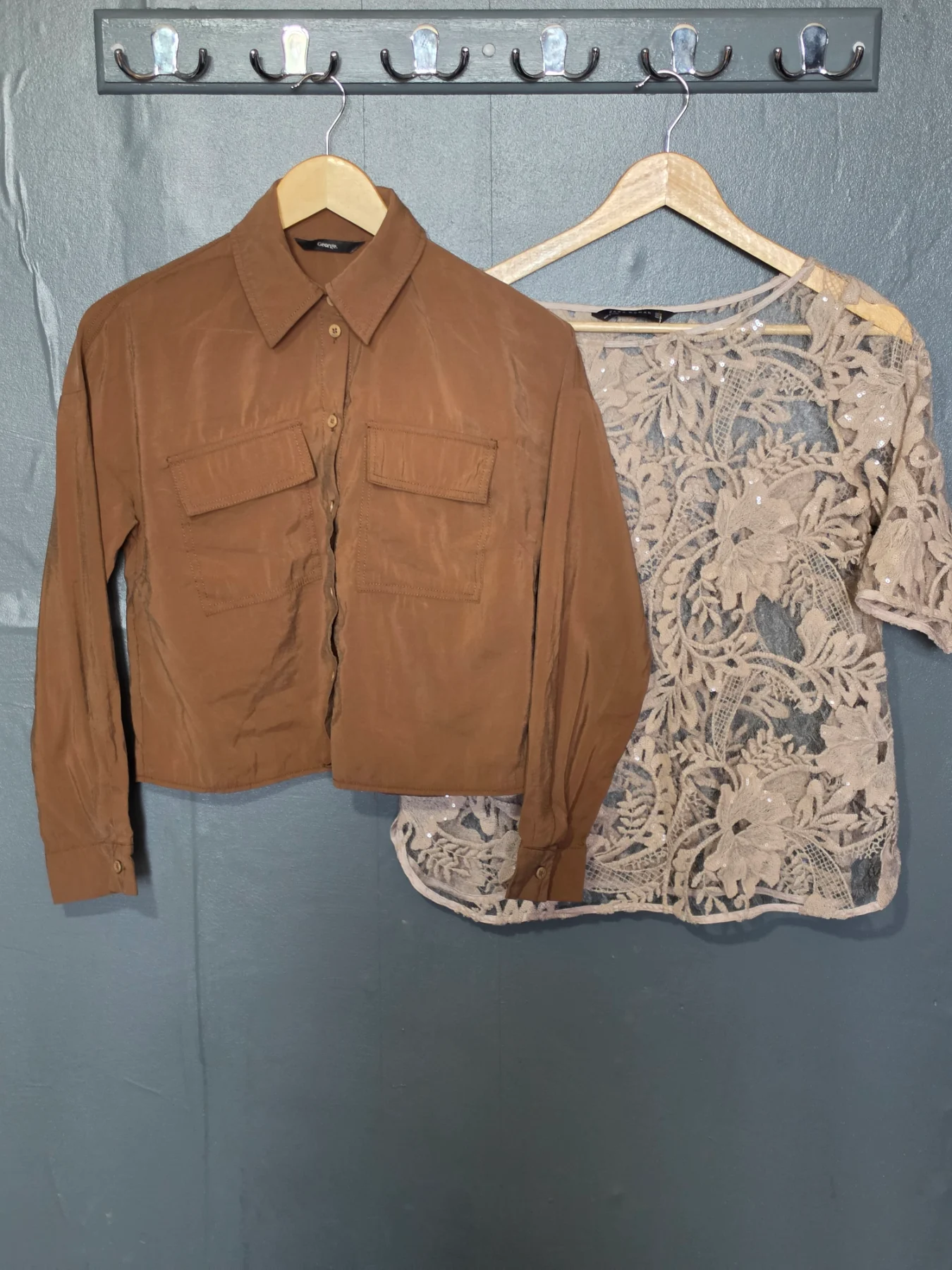 ZARA & GEORGE Neutral Styling Top Bundle – Size UK 8 (Small) Co-ord Set