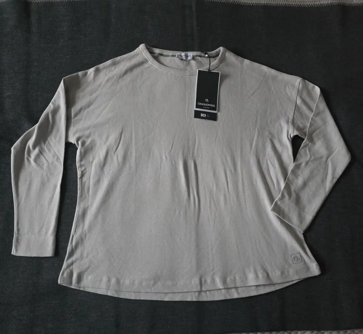 Craghoppers Woman's Top Forres LS Top Lunar Gr Mrl