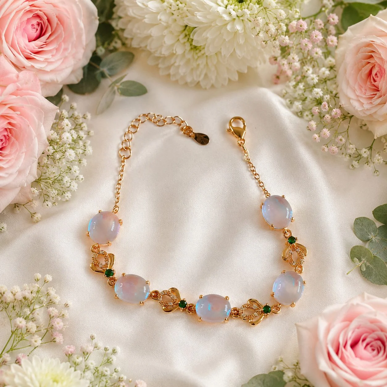 Moonlight gold tone bracelet
