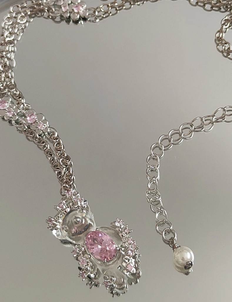 teddy bear Luxury Necklace for Women