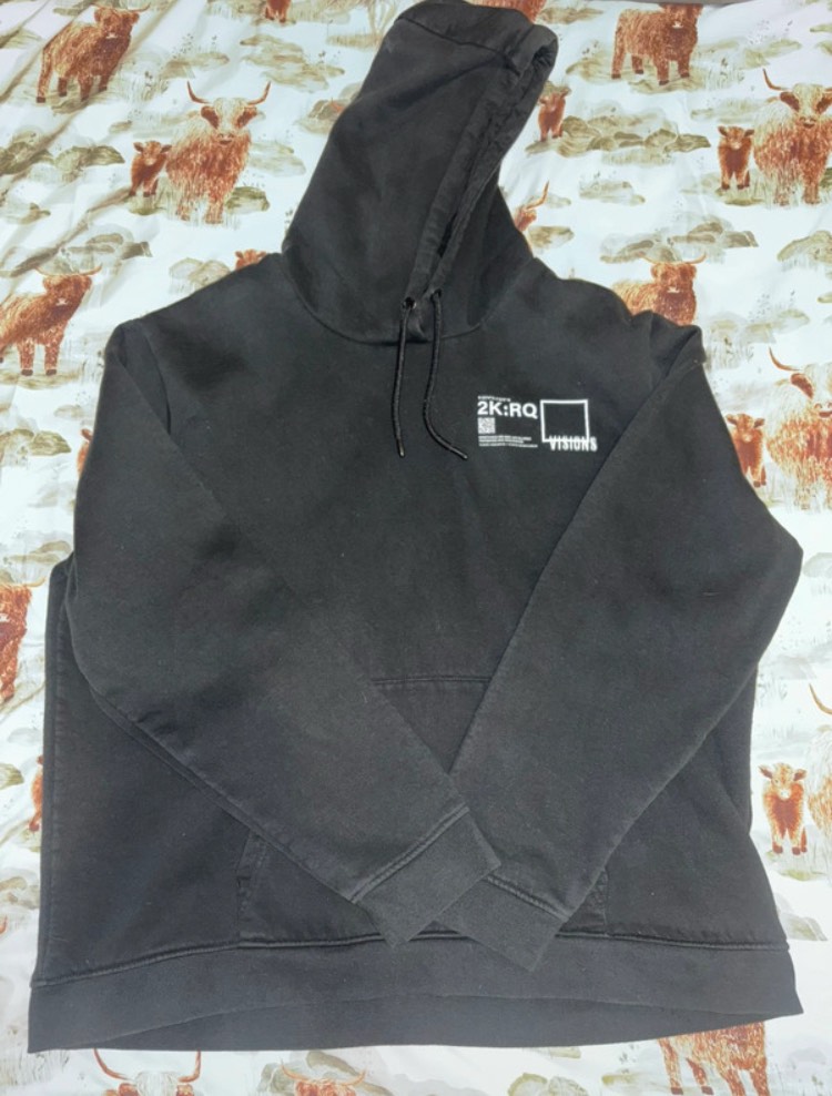 Black stylish hoodie