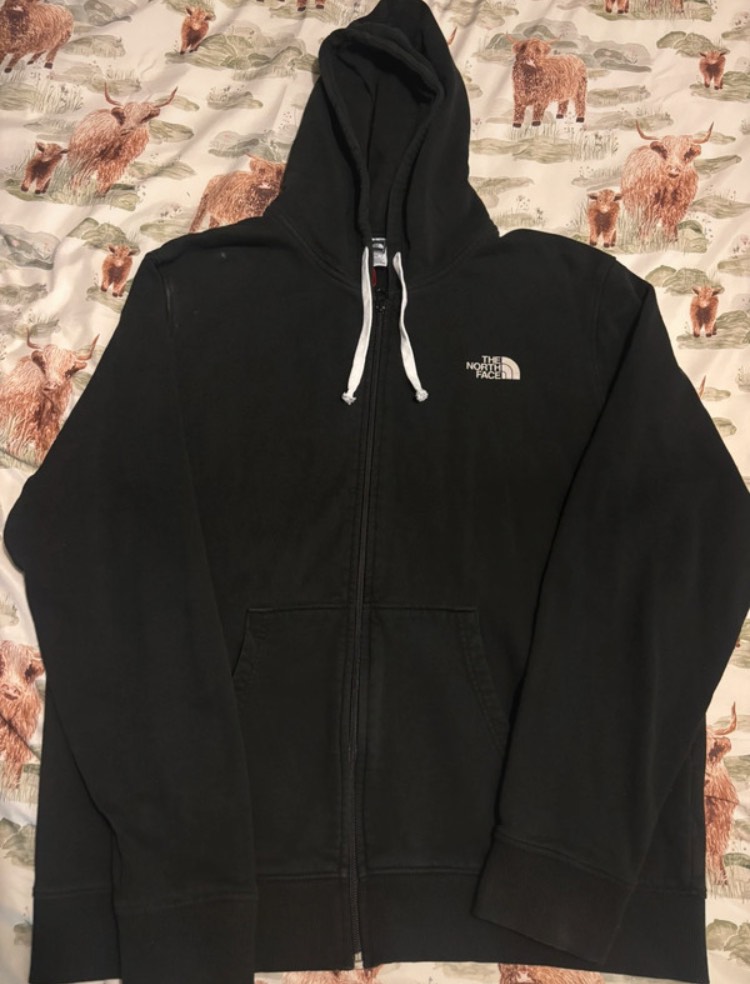 North face zip up hoodie size X-Large MENS
