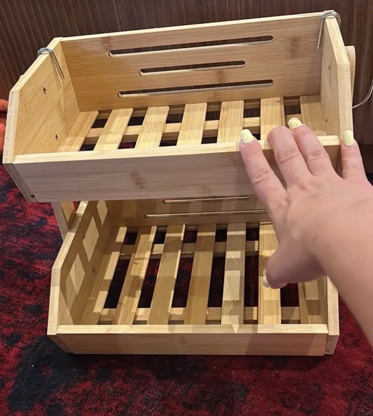 1pcs bamboo shelving