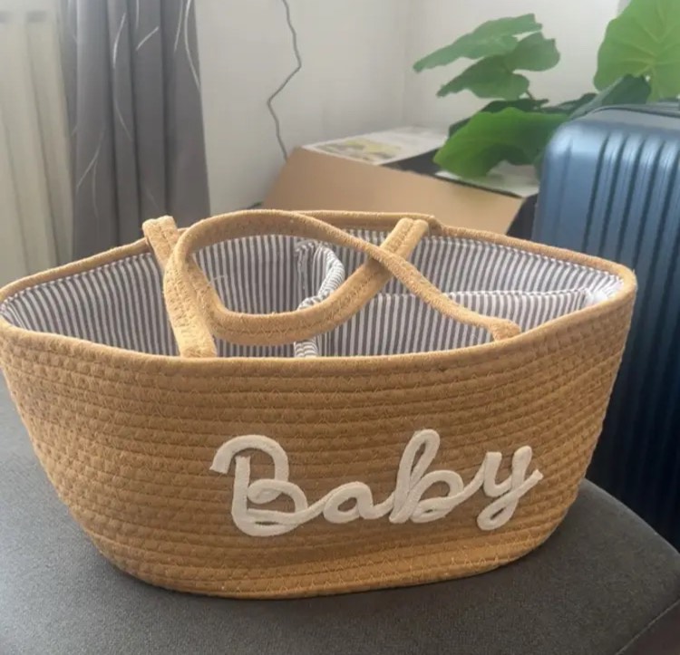 Storage basket for baby items