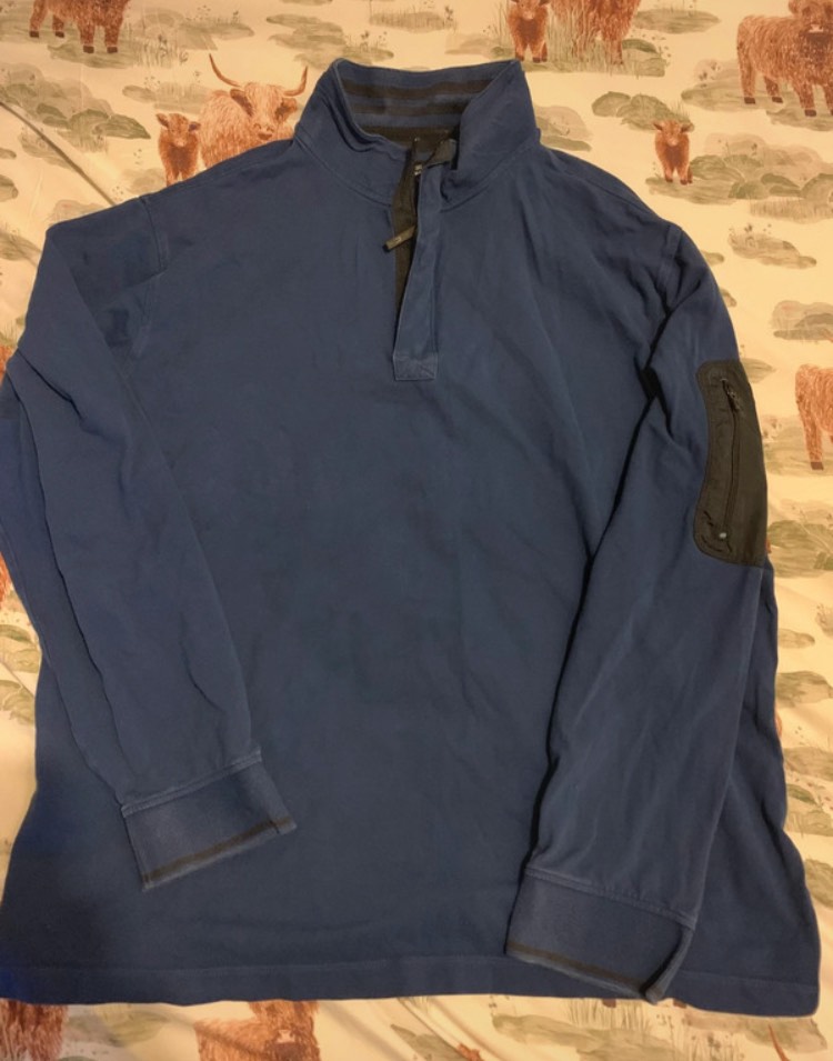 Blue harbour long sleeve  with zip pocket