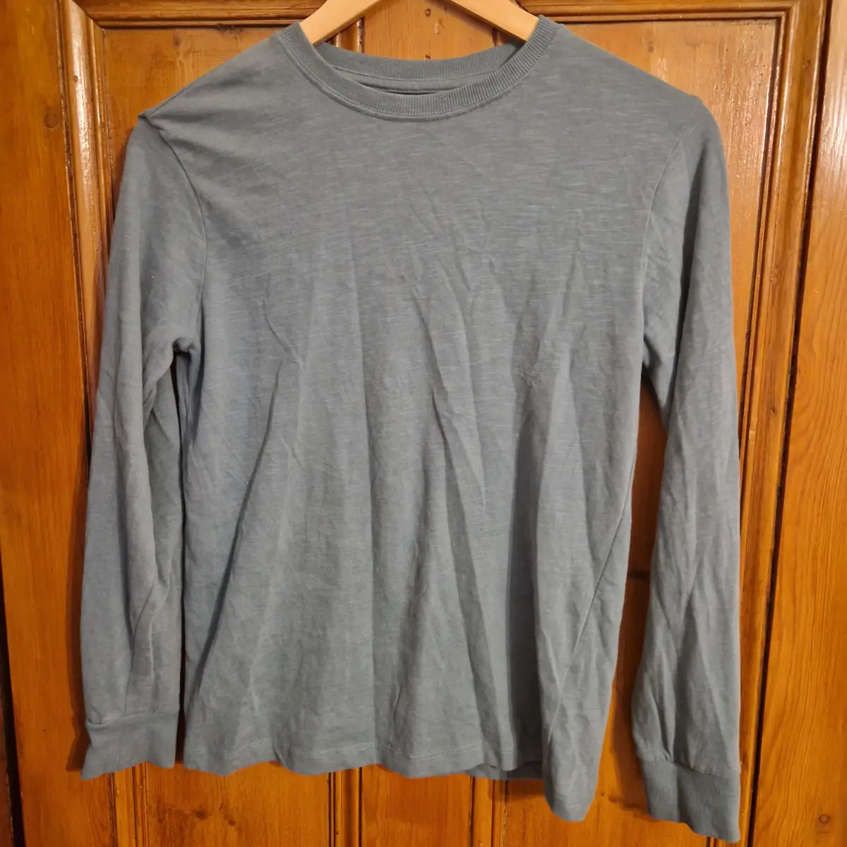 Next Long Sleeve T-Shirt 11 Years Blue 100% Cotton Basic Crew Neck Top