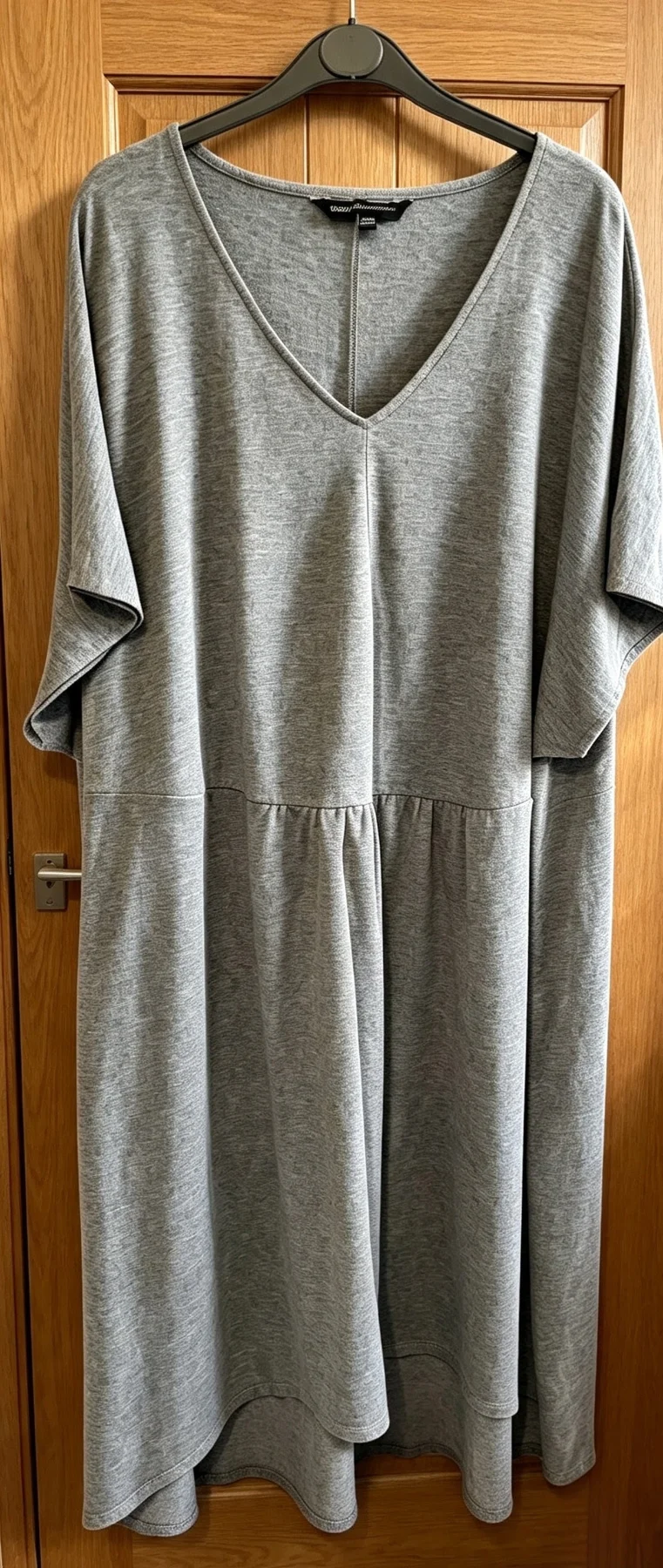 Capsule Grey Jersey Dress — Size UK 32