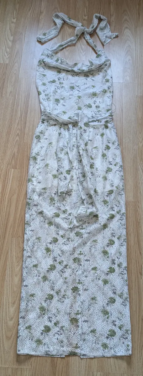 Ravi Famous Floral Halter Maxi Dress | Size 10 | Brand New