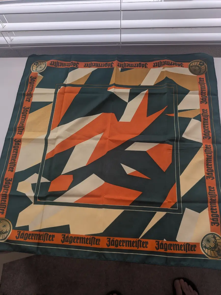 Jagermeister Official Jager Bandana 20 x 20 " Scarf