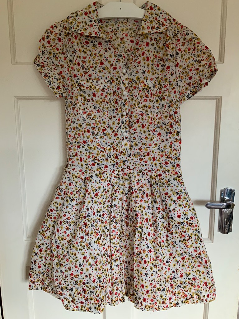 Summer Dress UK 12 Lovely ditsy print