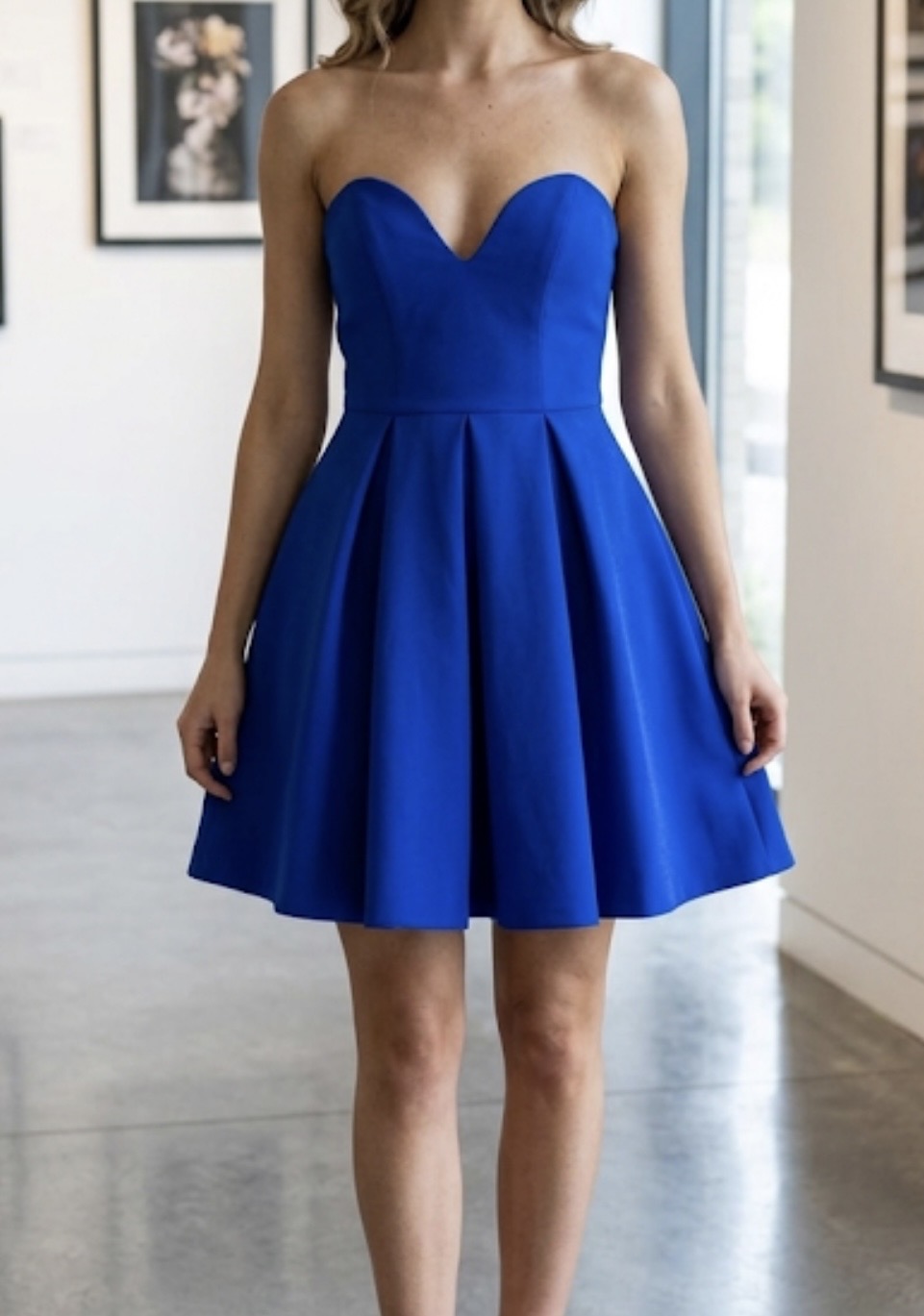 The most beautiful blue Rebecca Rinder Occasion dress size 8