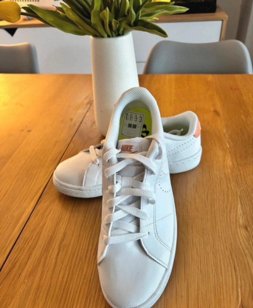 Brand new size 4 Nike court Royale nature trainers