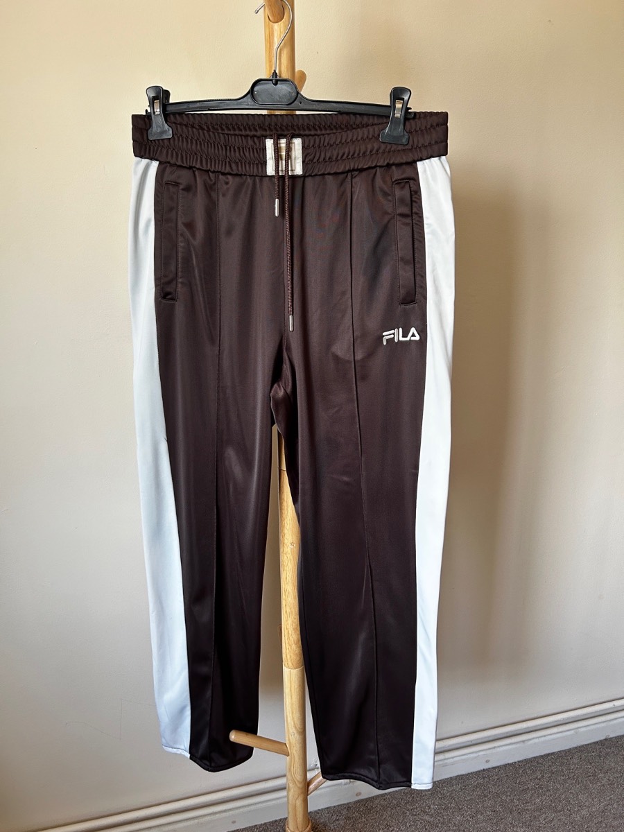 FILA brown track pants — size L (52)