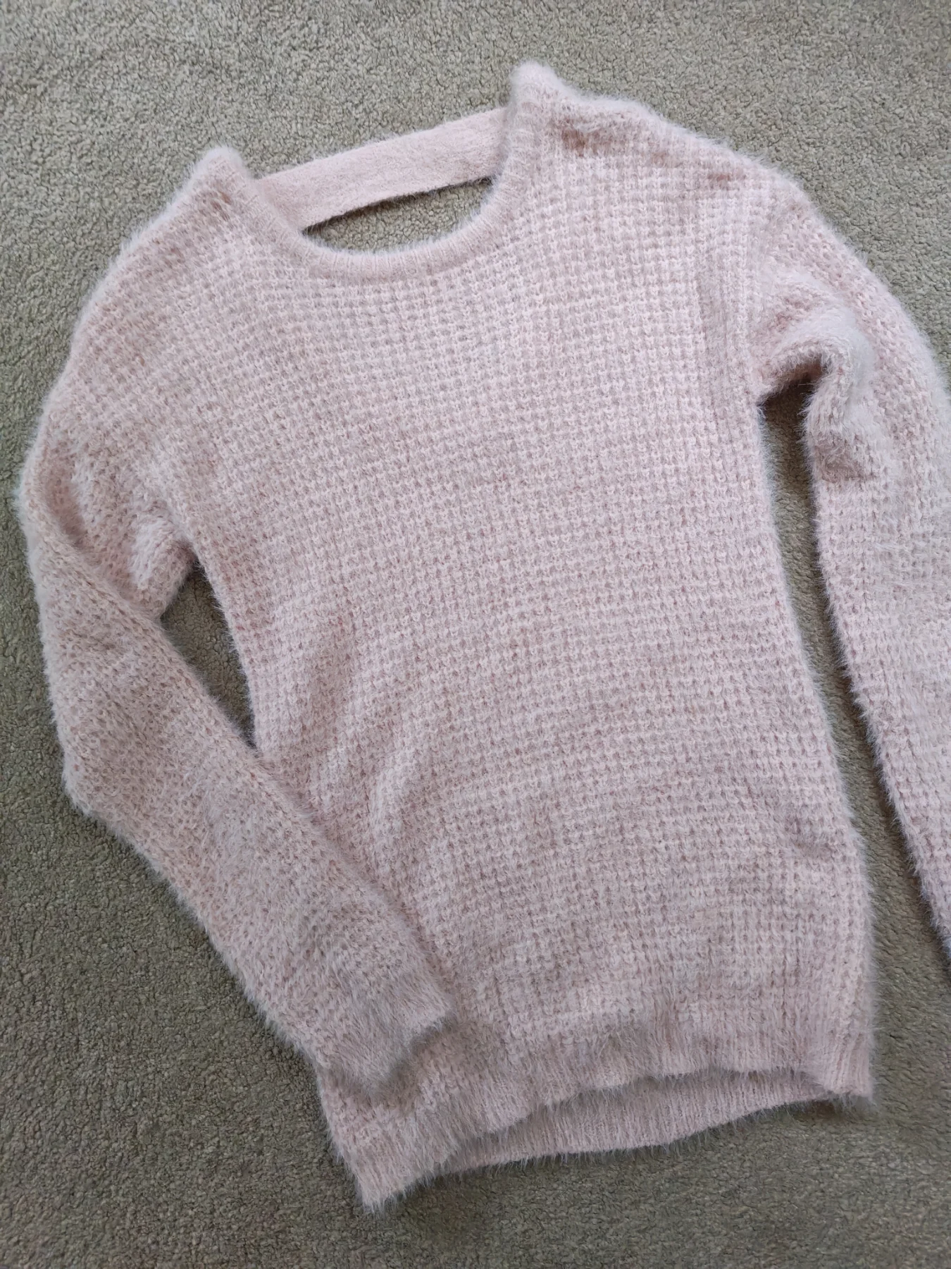 Primark baby pink knitted jumper - 12-13 years