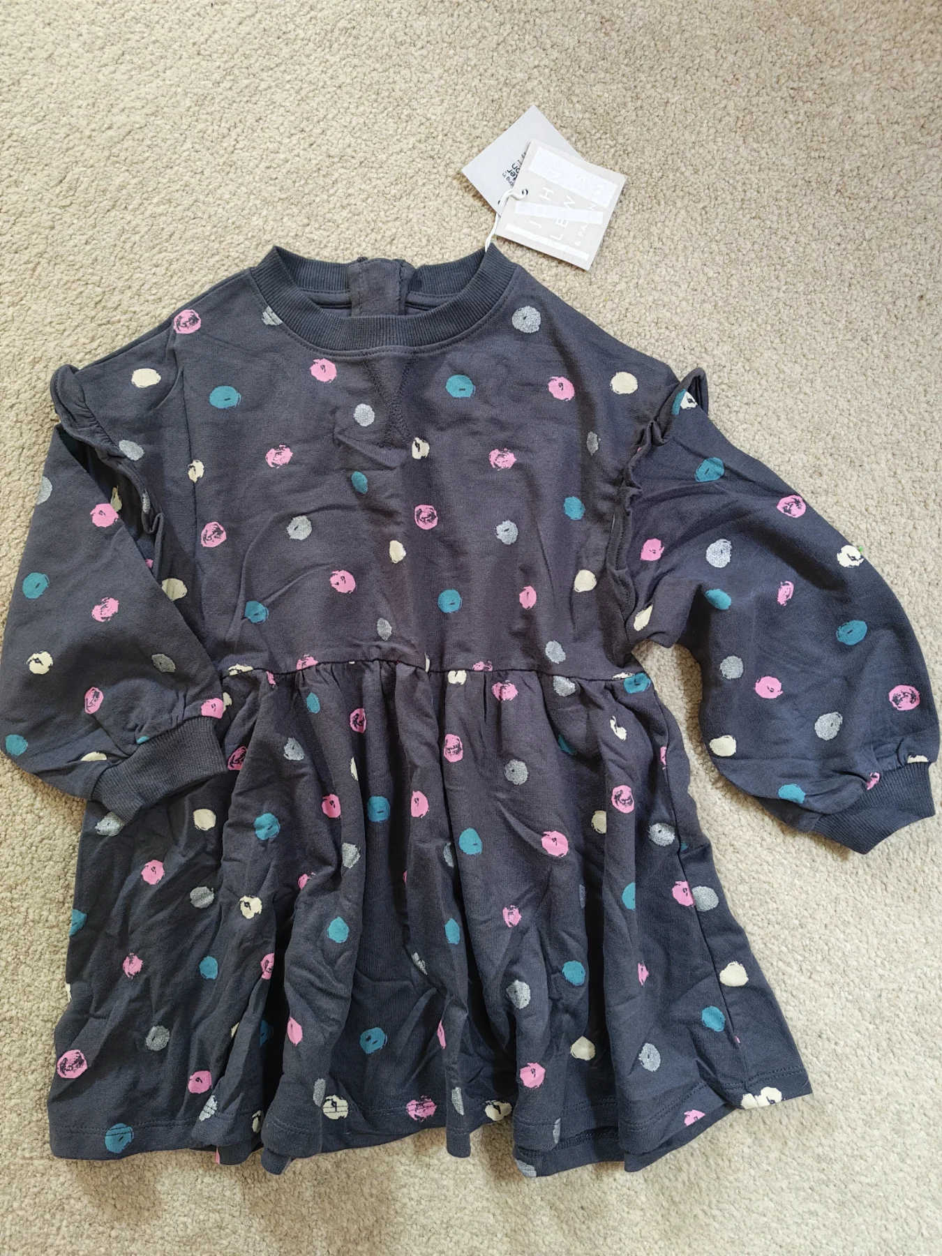 BNWT John Lewis spotty jumper dress - age 5