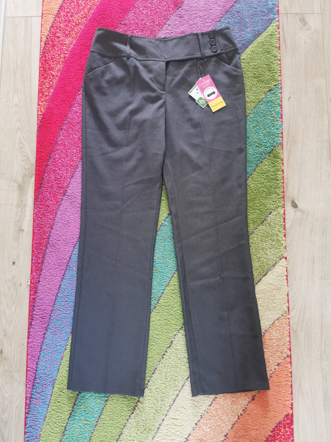BNWT girls grey school trousers - 13-14 years.