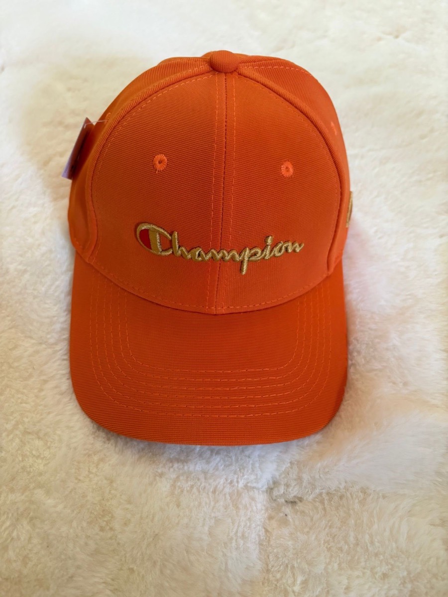 Unisex Baseball Cap - Orange - Brand New - Champion