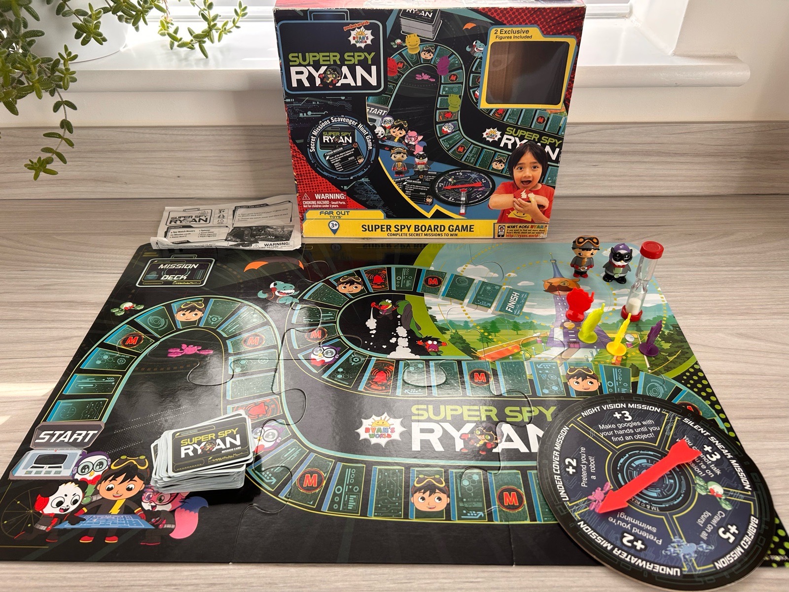Ryan's World Super Spy Board Game Far out toys you tube