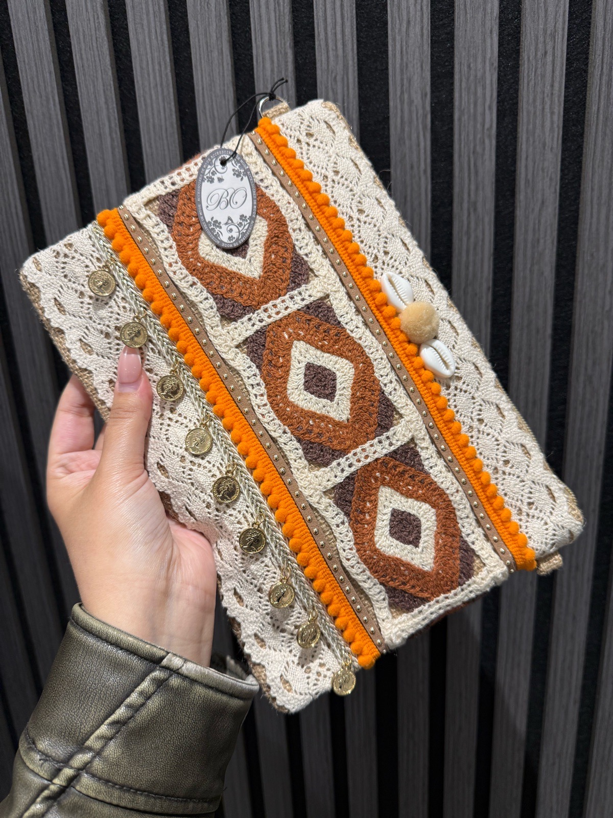 Clutch bag - orange