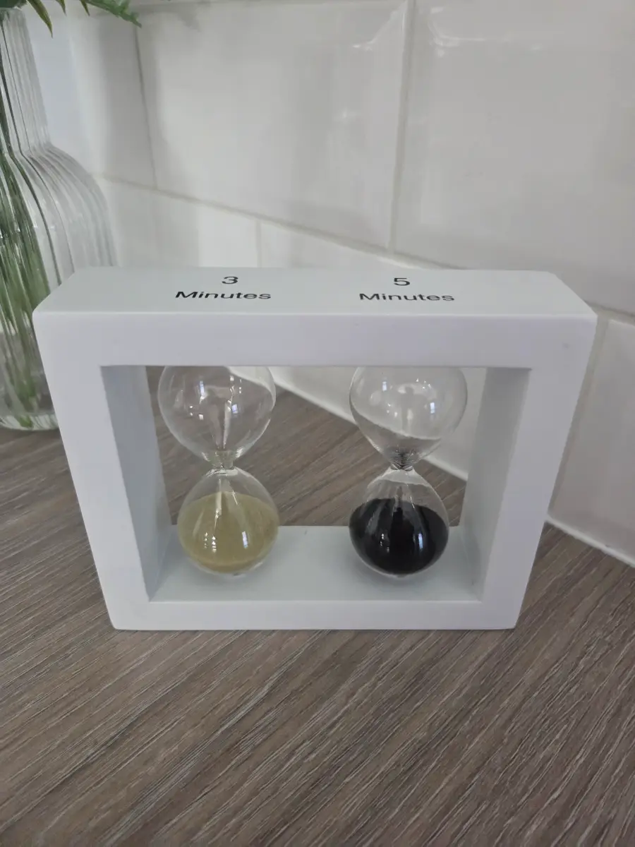 Nordic Style White Dual Sand Timer