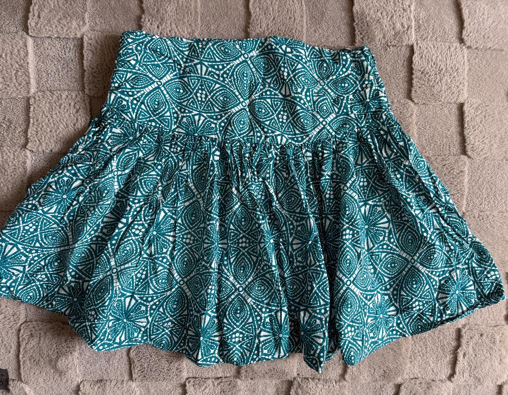 Cotton Mini Ruffle Skirt Size 10