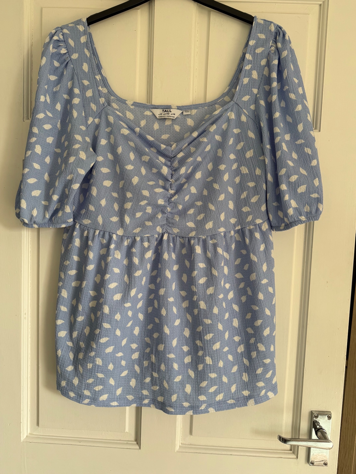 Dorothy Perkins Tall Peplum Top Size 14
