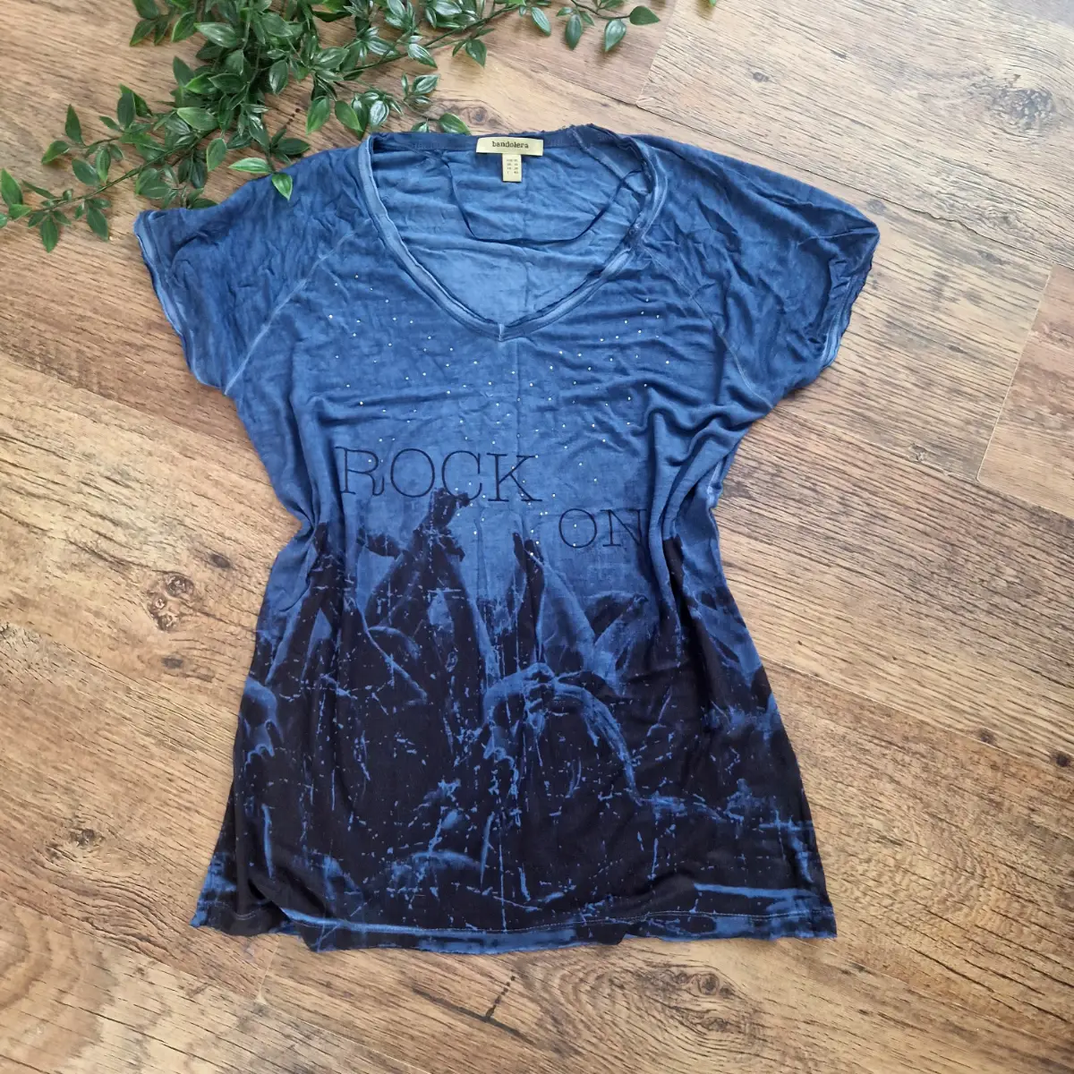 y2k style navy short sleeve top size uk 10