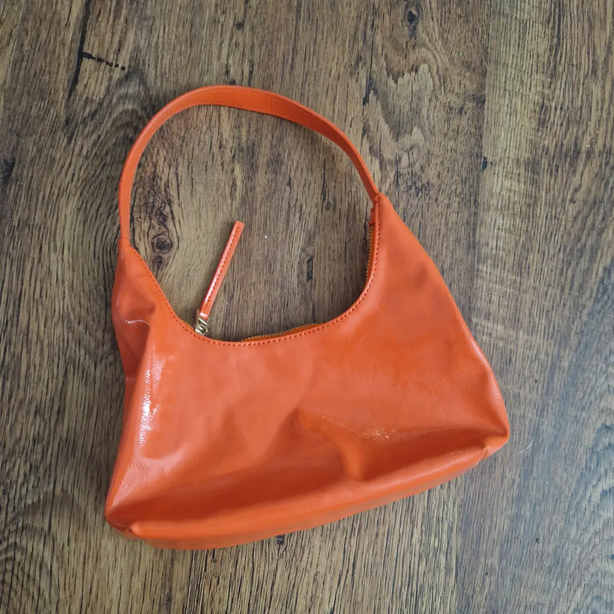 M&S orange y2k style shoulder bag
