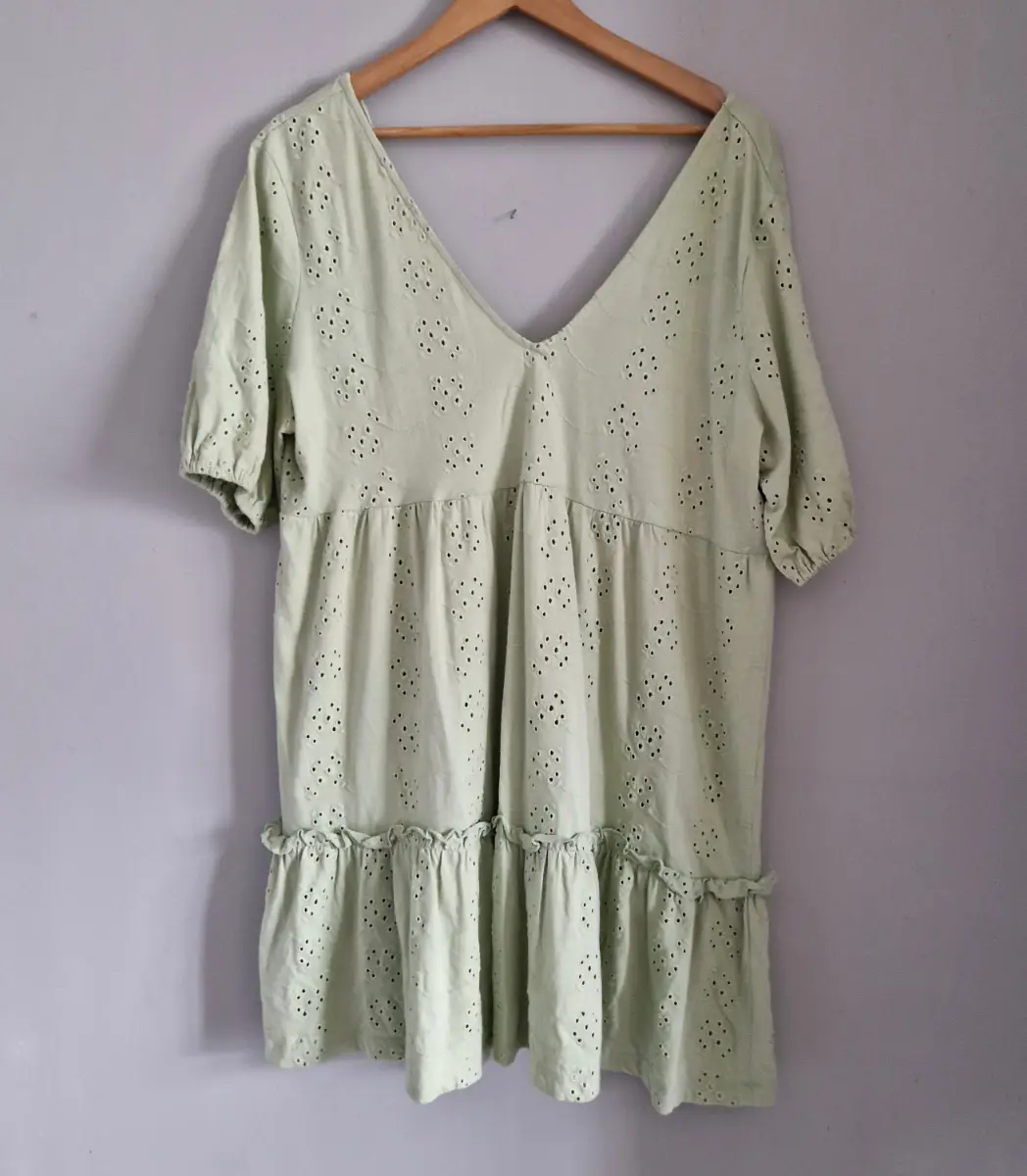 Asos sage green summer dress uk 14