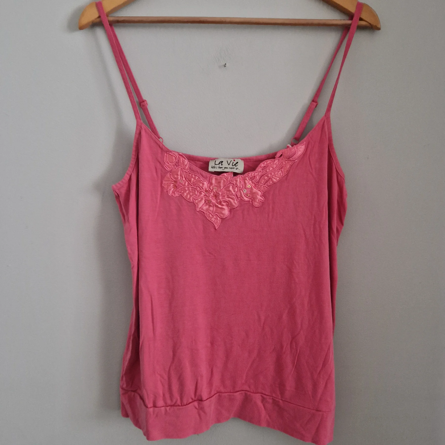 Unbranded y2k style pink cami top