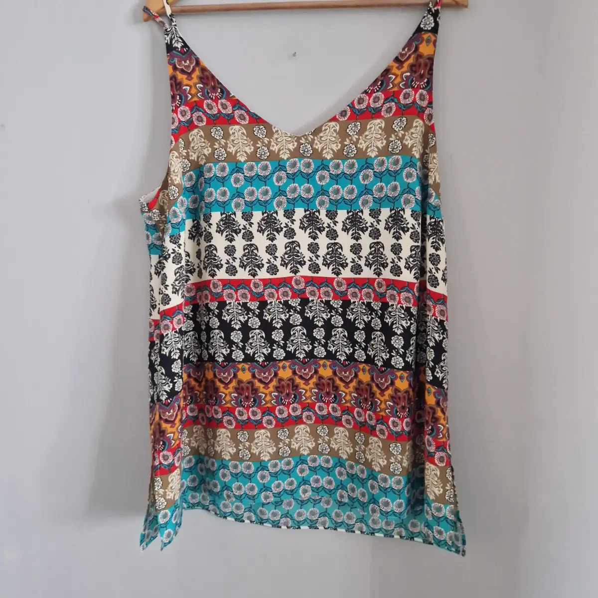 Papaya multicoloured cami top size uk 18