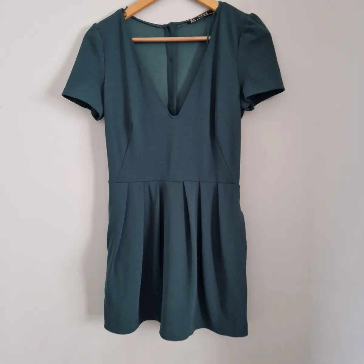 zara dark green skort playsuit size S