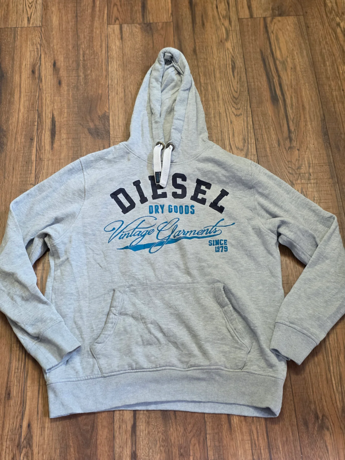 Diesel 'Dry Goods' Vintage Style Pullover Hoodie