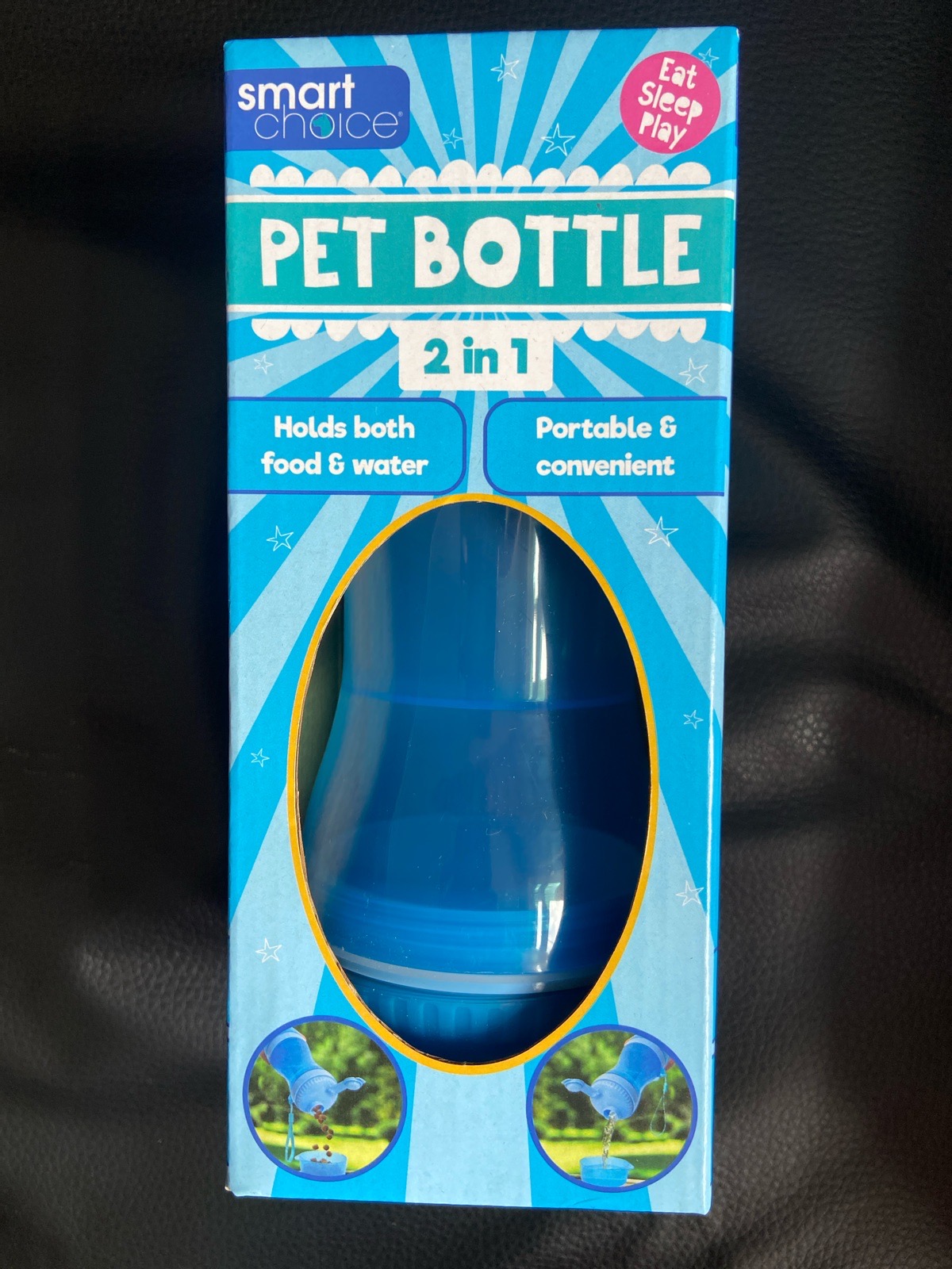 Pet bottle 2 in 1 Portable